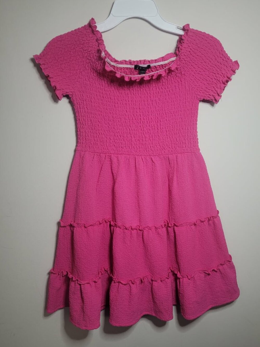 Girls Large (10- 12)  Art Class Pink Short Sleeve dress